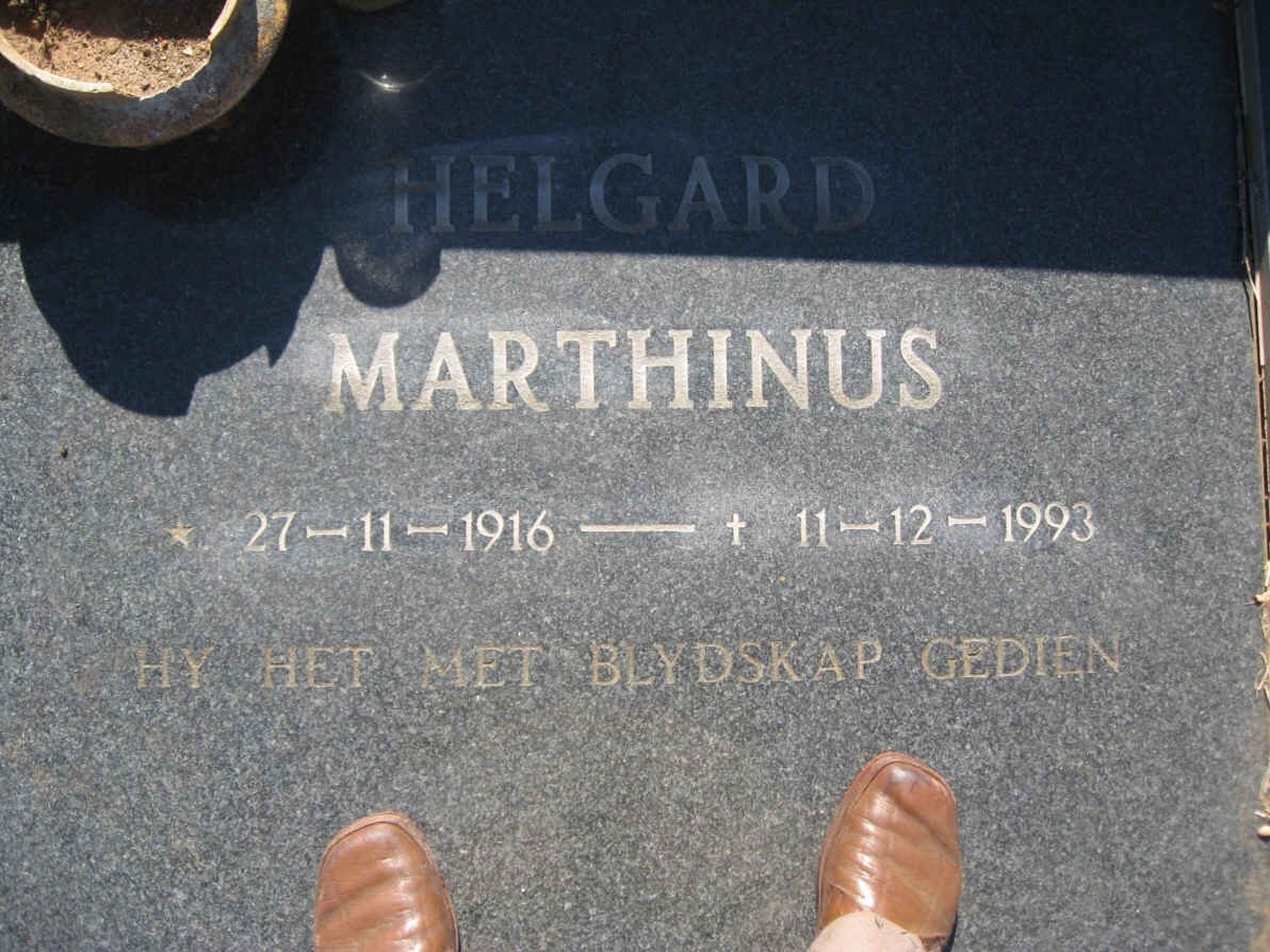 PREEZ Helgard Marthinus, du 1916-1993
