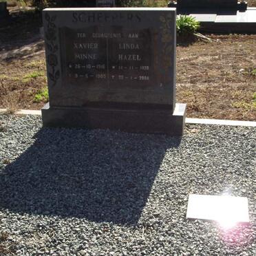 SCHEEPERS Xavier Minnie 1916-1985 &amp; Linda Hazel 1920-2004 :: SCHEEPERS Yvonne 1945-2004 