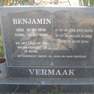 VERMAAK Benjamin 1918-1996
