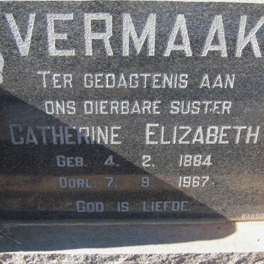 VERMAAK Catharina Elizabeth 1884-1967