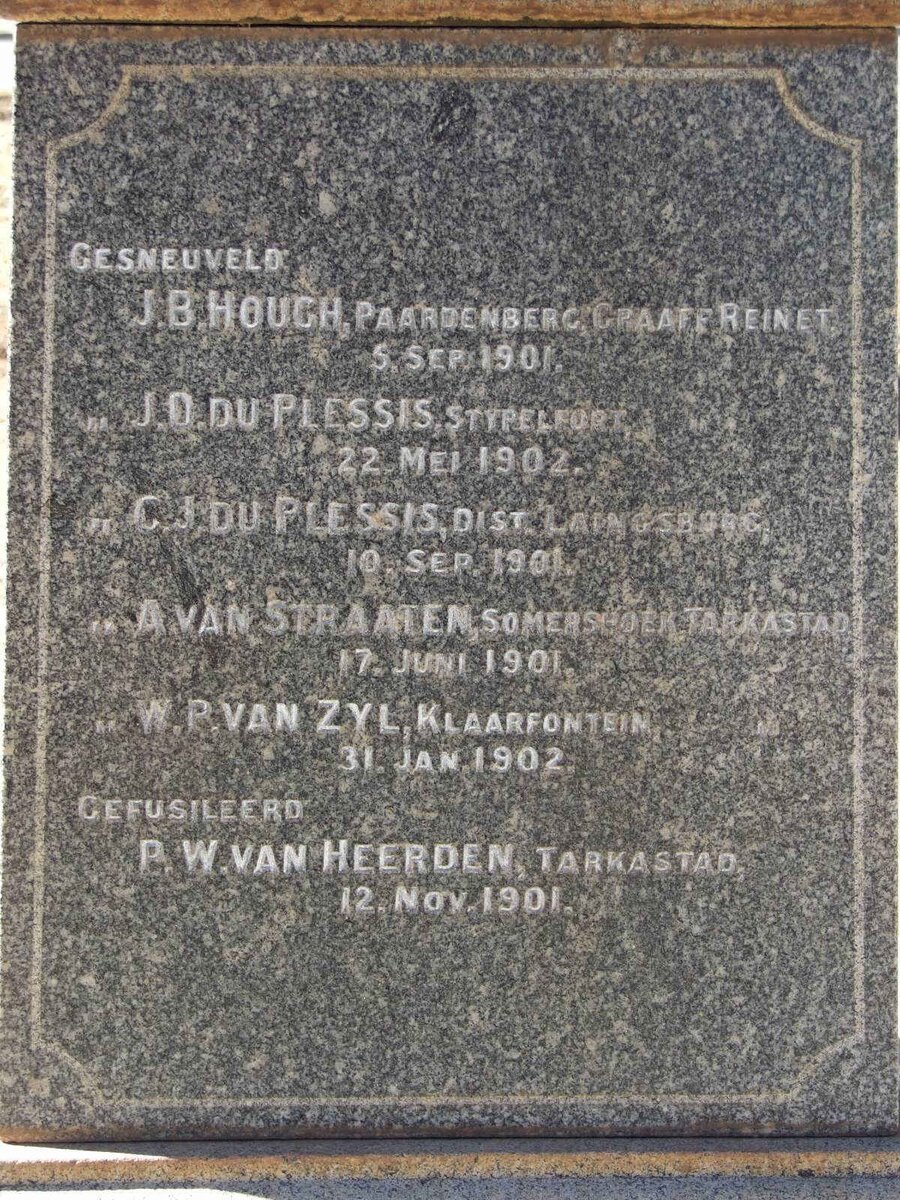 5. War Memorial Plaque