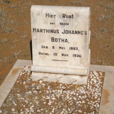 BOTHA Marthinus Johannes 1862-1936