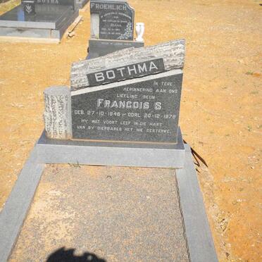 BOTHMA Francois S. 1946-1978