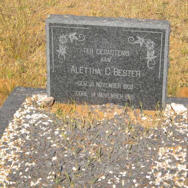 BESTER Alettha C. 1909-1969