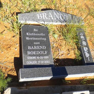 BRANDT Barend Roedolf 1984-2003
