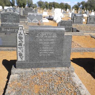 BERG Pieter, van der 1881-1945