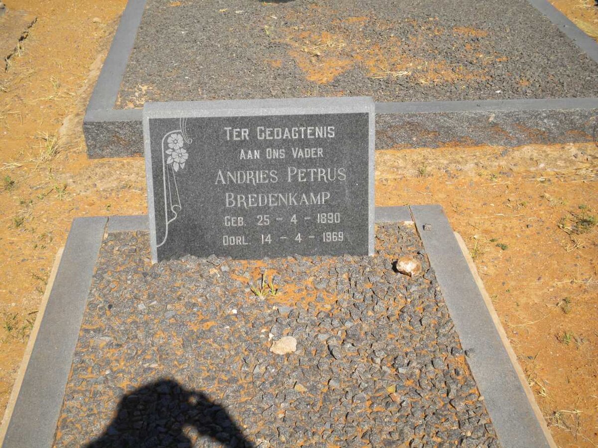 BREDENKAMP Andries Petrus 1890-1969