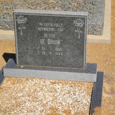 BRUIN Hettie, de 1906-1944