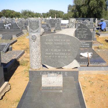 COETZER Cornelius Frederick Erasmus 1929-1965