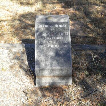 ELLIOTT W. Grace nee PRINCE 1905-1968