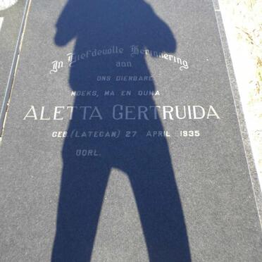 HATTING  Aletta Gertruida nee LATEGAN 1935-