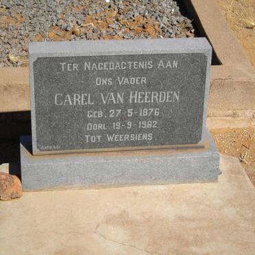 HEERDEN Carel, van 1876-1962