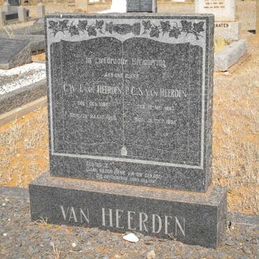 HEERDEN C.W.J., van 1862-1950 &amp; P.C.S. 1867-1935