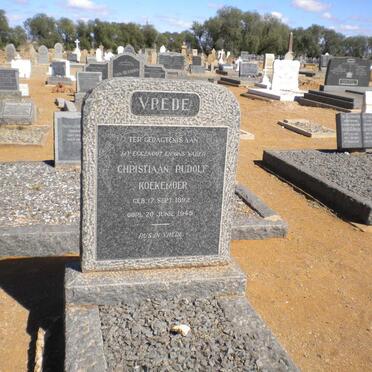 KOEKEMOER Christiaan Rudolf 1892-1945