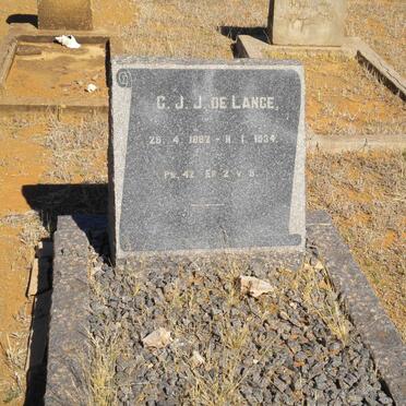LANGE C.J.J., de 1882-1934