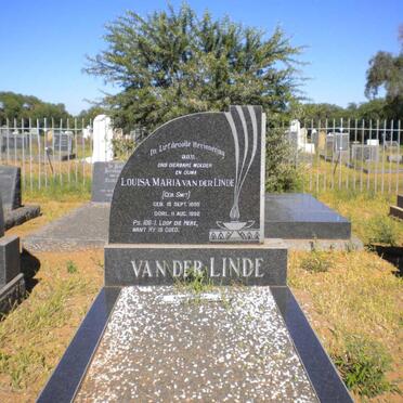 LINDE Louisa Maria, van der nee SMIT 1895-1992