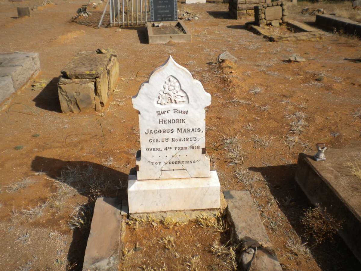 MARAIS Hendrik Jacobus 1853-1916