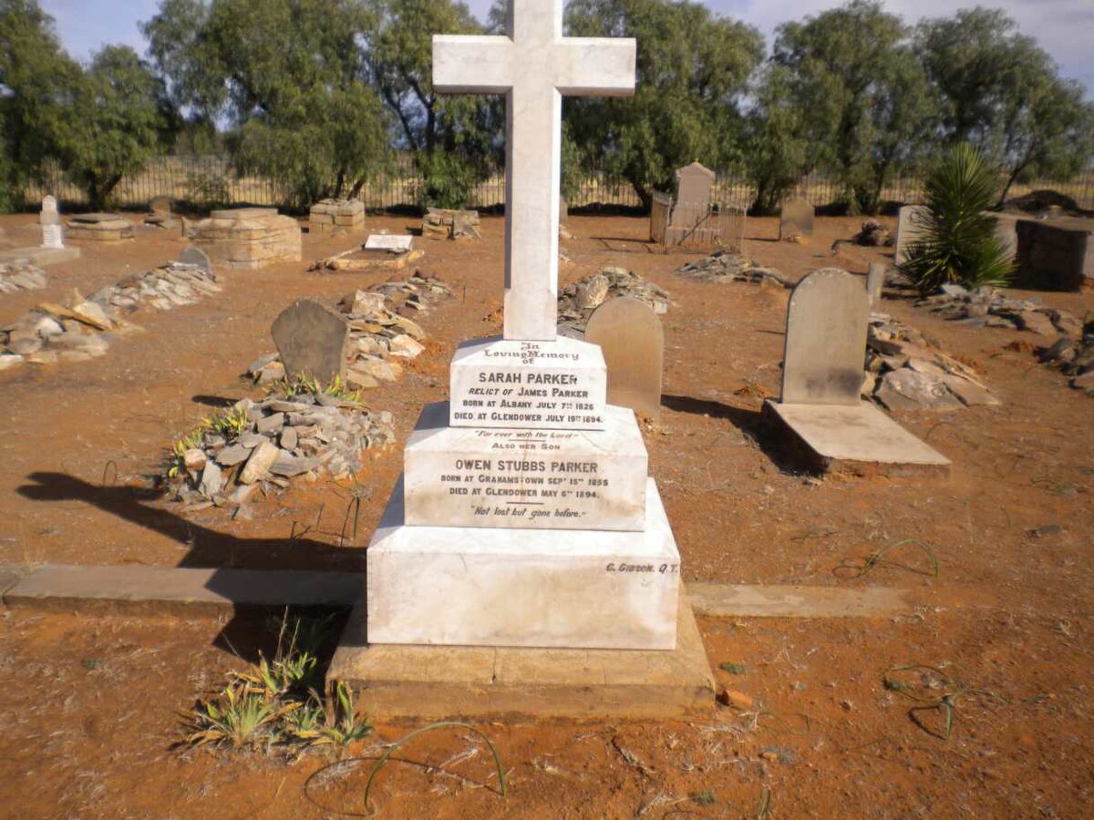 PARKER Sarah 1826-1894 :: PARKER Owen Stubbs 1855-1894