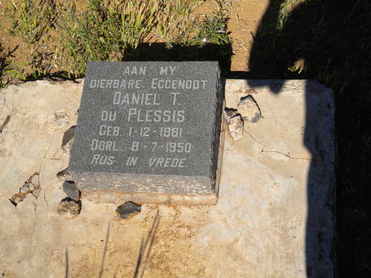 PLESSIS Daniel T., du 1881-1950