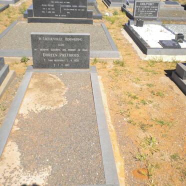 PRETORIUS Doreen nee VAN HUYSTEEN 1928-1982