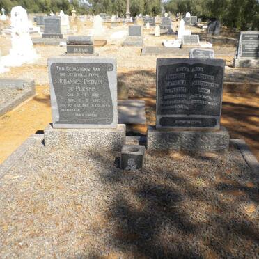 PIEK Jacobus Chrisstoffel 1888-1943 &amp; Cornelia Cathrina DU PLESSIS voorheen PIEK 1889-1963