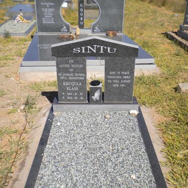 SINTOU Kruqula Klaas 1924-2014