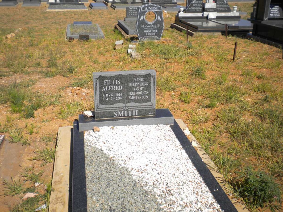 SMITH Fillis Alfred 1934-2002