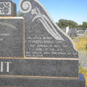 SMIT Catharina Maria nee JORDAAN 1891-1970