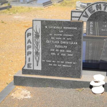 VENTER Gottlieb Christiaan Rudolph 1902-1986