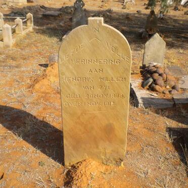 ZYL Hendrik Willem, van 1879-1918