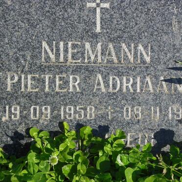 NIEMANN Pieter Adriaan 1958-1992
