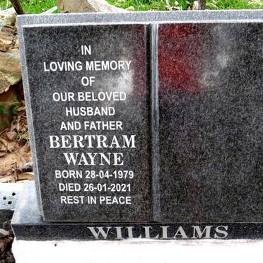 WILLIAMS Bertram Wayne 1979-2021