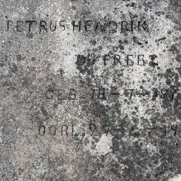 PREEZ Petrus Hendrik, du 1841-1916