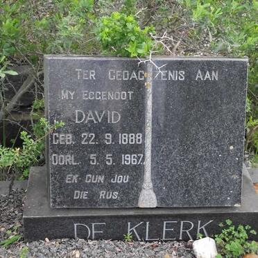 KLERK David, de 1888-1967