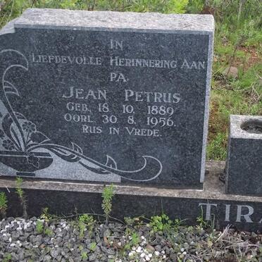TIRAN Jean Petrus 1889-1956 &amp; Annie Elizabeth FERREIRA 1898-1965
