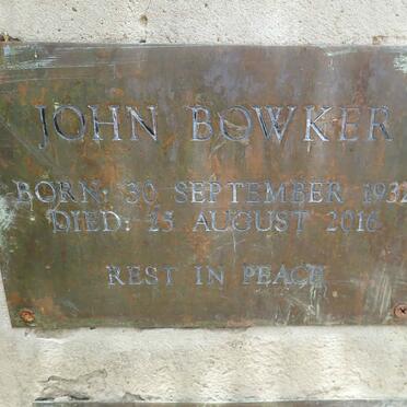 BOWKER John 1932-2016