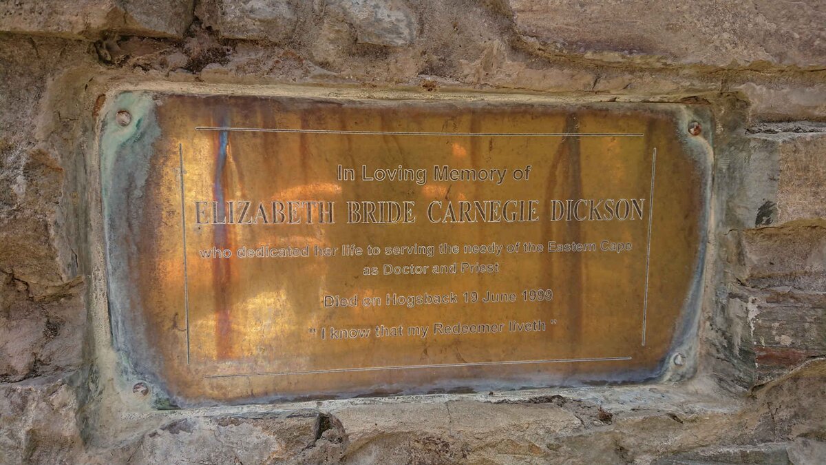 DICKSON Elizabeth Bride Carnegie 1921-1999