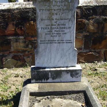 BERLIN Pera Rosa nee MEYER -1910