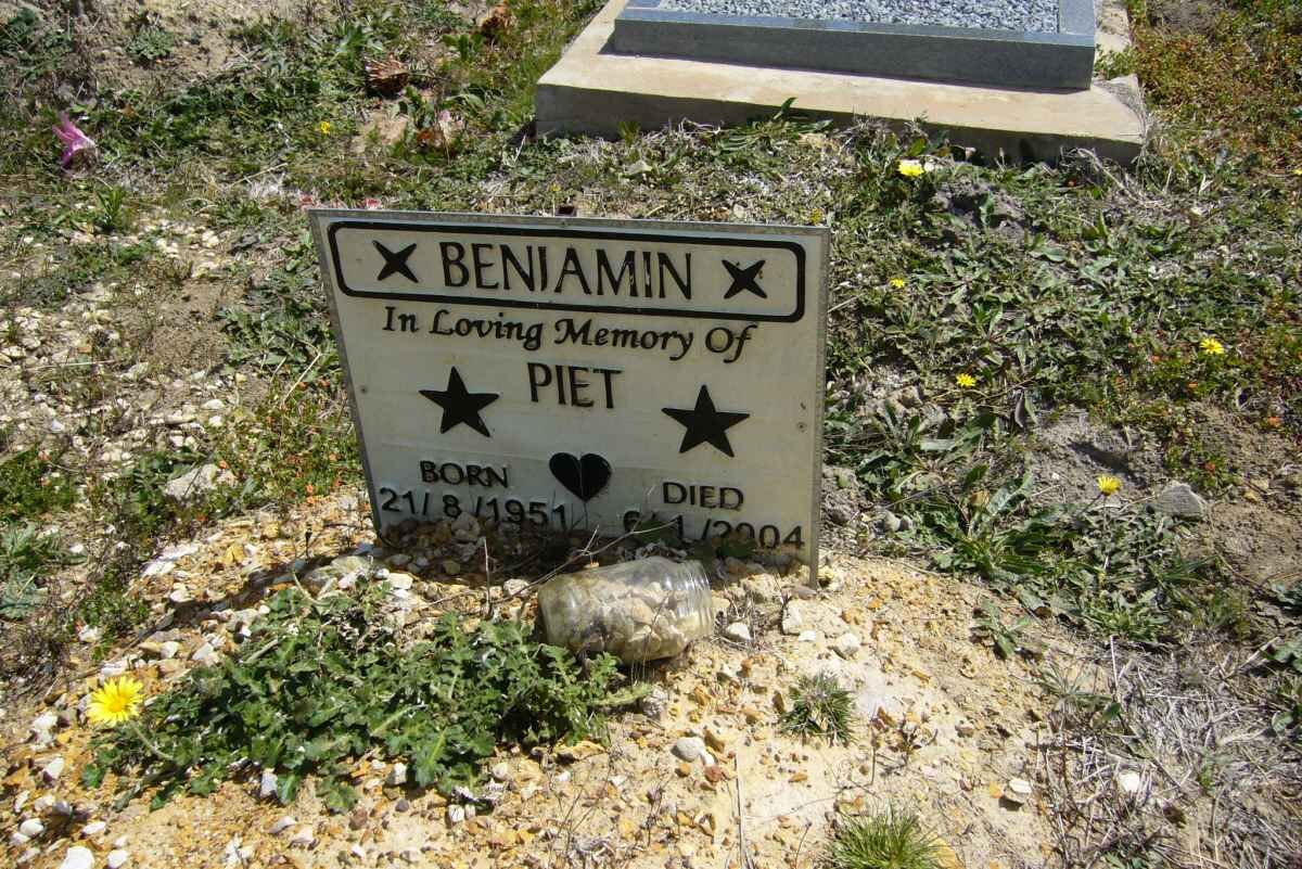 BENJAMIN Piet 1951-2004