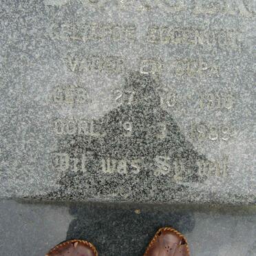 BURGER Andries Bartholomeus 1918-1989