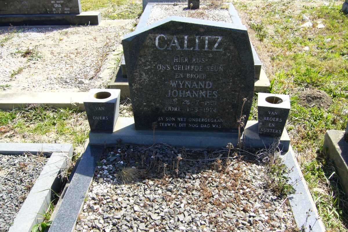 CALITZ Wynand Johannes 1951-1974