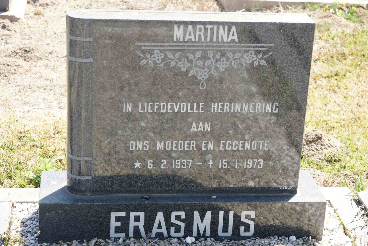 ERASMUS Martina 1937-1973