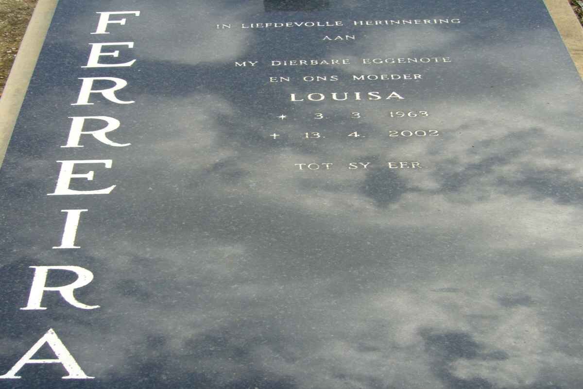 FERREIRA Louisa 1963-2002