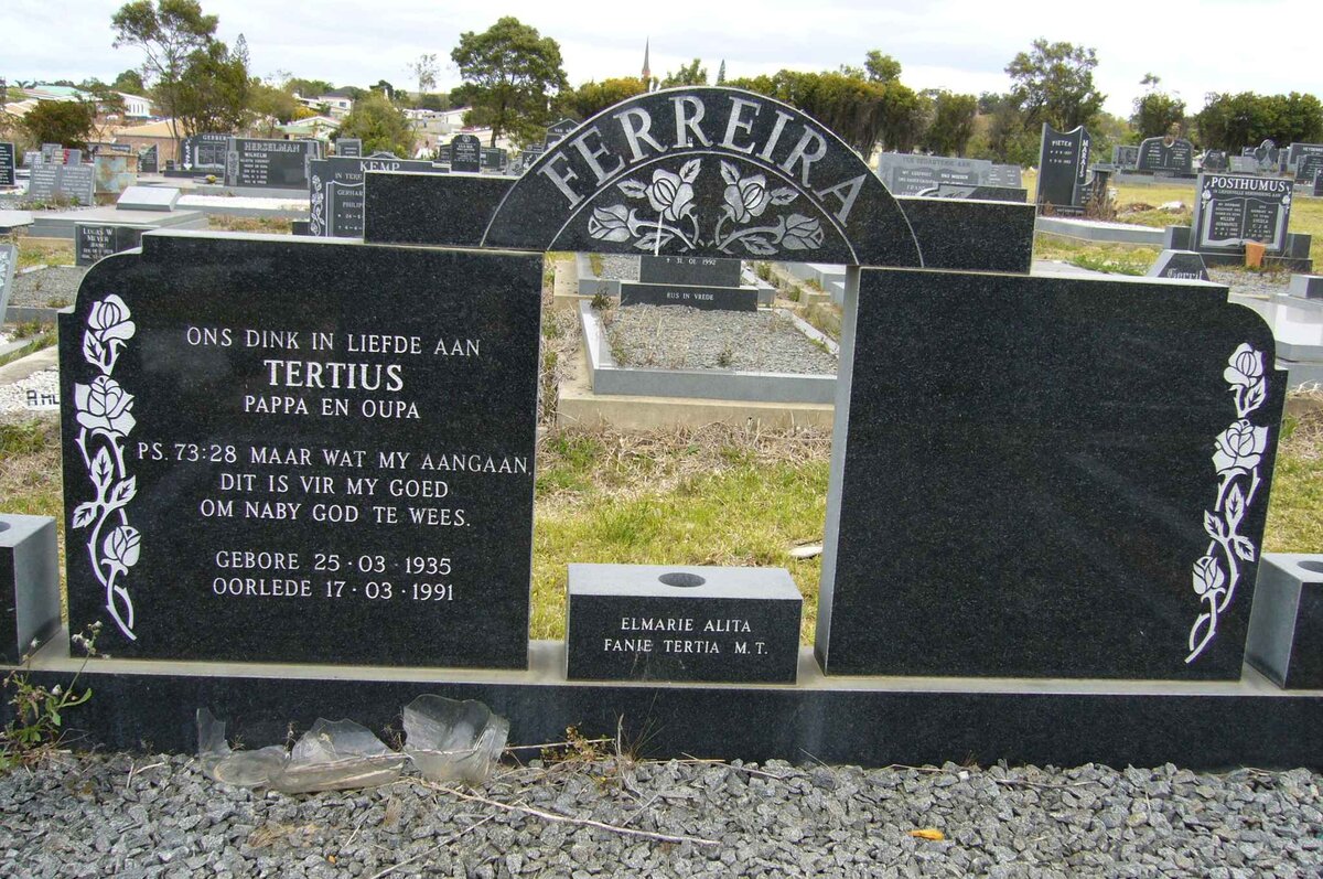 FERREIRA Tertius 1935-1991