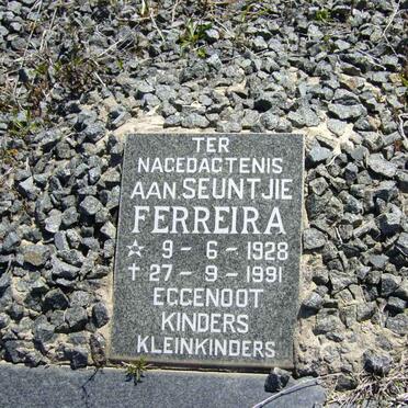 FERREIRA Seuntjie 1928-1991