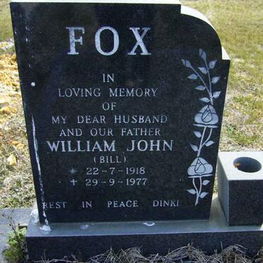 FOX William John 1918-1977