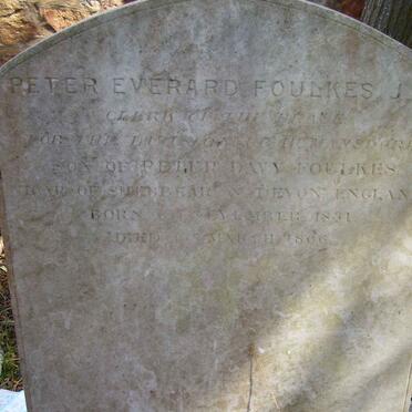 FOULKES Peter Everard 1831-1866