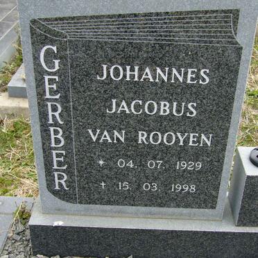 GERBER Johannes Jacobus van Rooyen 1929-1998