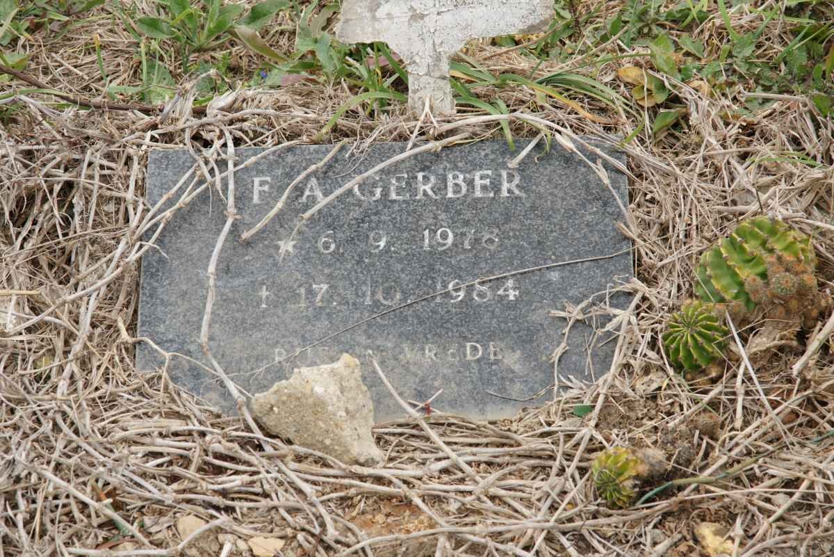 GERBER F.A. 1978-1984