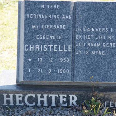 HECHTER Christelle nee FERREIRA 1953-1980